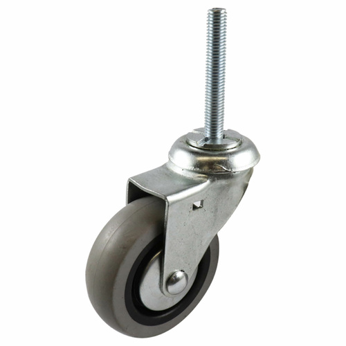 75mm Swivel Stem Castor - Rubber Wheel G1 Series