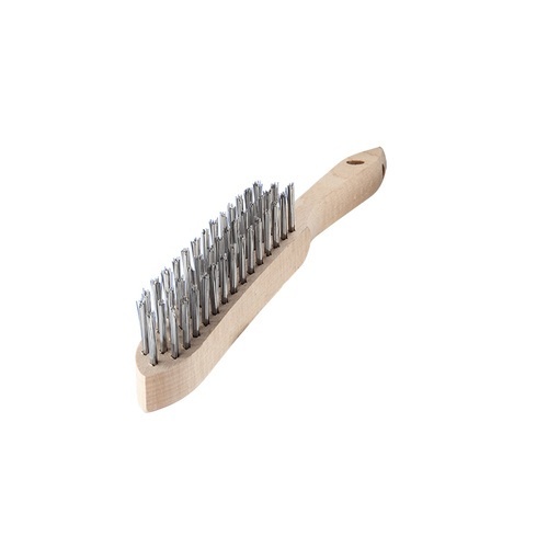 Wooden Hand Welders Brush -Rocket, 3 Row