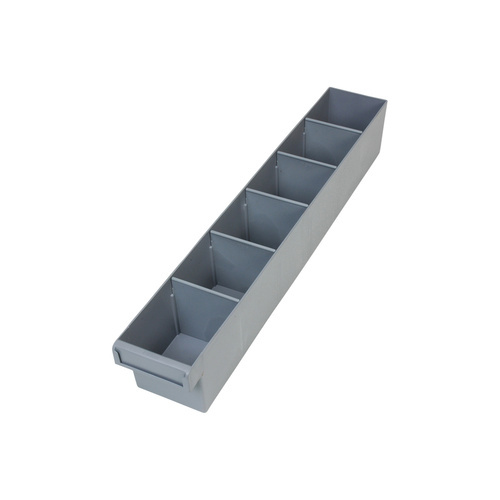 Fischer Spare Parts Tray W/ Removable Dividers 100 x 100 x 600mm