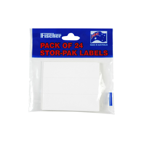 Fischer Pack Of 24 Stor-Pak Bin Labels