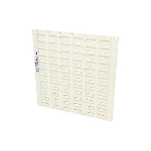 Fischer Louvre Panel Plastic 460 x 460mm Beige - Box of 6
