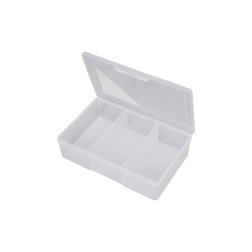 Fischer 3 Compartment Large Deep Plastic Storage Box