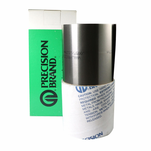 Precision Brand Steel Shim Stock Roll 6" x 100" x 0.001" (0.025mm)
