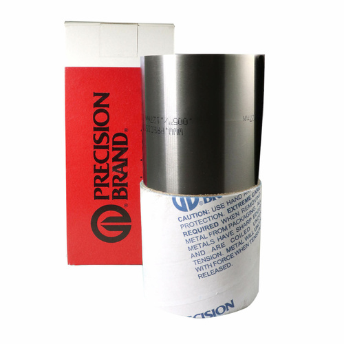 Precision Brand Stainless Shim Stock Roll 6" x 50" x 0.004" (.106mm)
