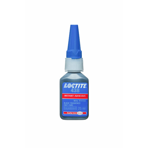 Loctite 438 Prism Instant Adhesive - Black/Toughened 25ml