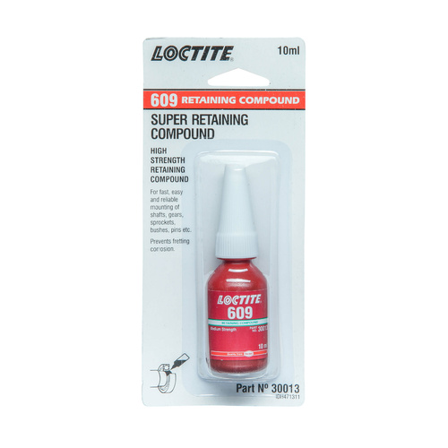 Loctite 609 Cylindrical Bonding Retaining Compound 10ml