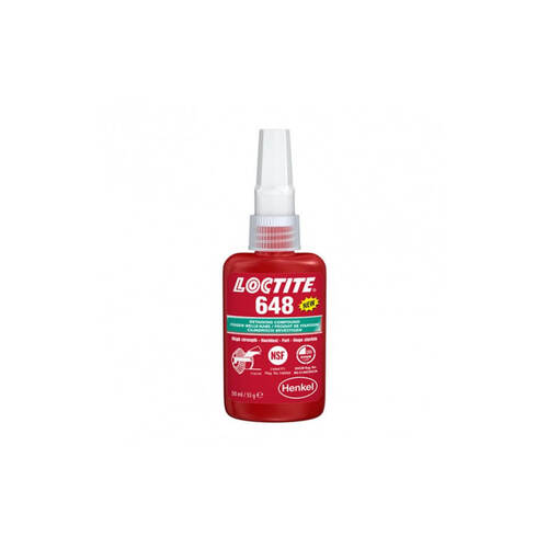Loctite 648 High Strength, High Temperature Retaining Compound 50ml