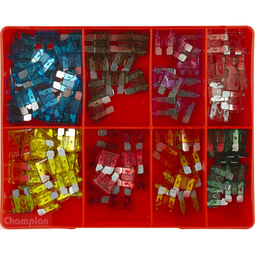 Champion CA110 Blade Fuse Assortment Kit 3 - 30 Amp - 110 Pieces