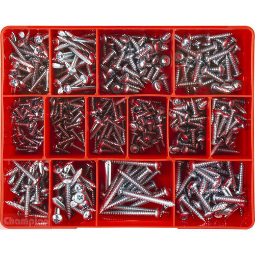Champion CA1710 Pan Head Phillips Self Tapping Screw Zinc Plated Kit
