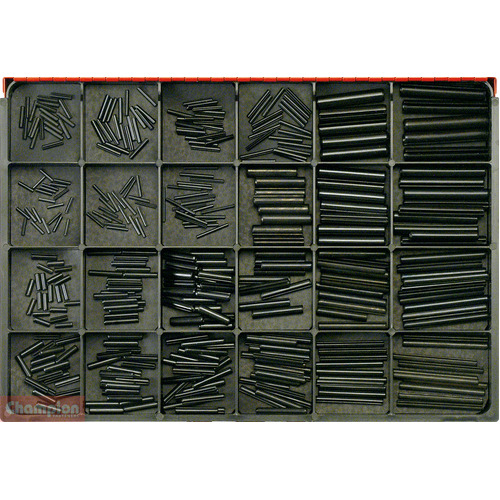 Champion CA2020 Roll Pin Metric Assortment Kit, 360 Pcs