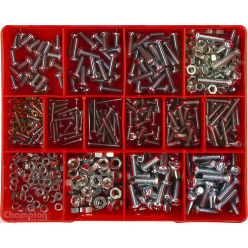 Champion CA21 Metric Pan X Recess Screw Assortment Kit