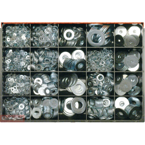 Champion CA2240 Flat X Body Washer Zinc Plated Master Kit