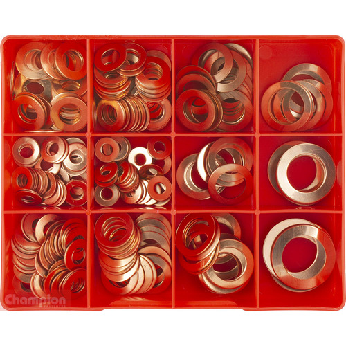 Champion CA225 Copper Washer Assortment Kit, 260 Pcs
