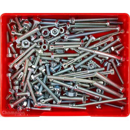 Champion CA302 Motor Cycle Repair Assortment Kit - 191 Pieces