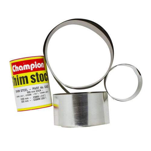 Champion CA33 Steel Shim 60mm Wide Roll Assortment Kit