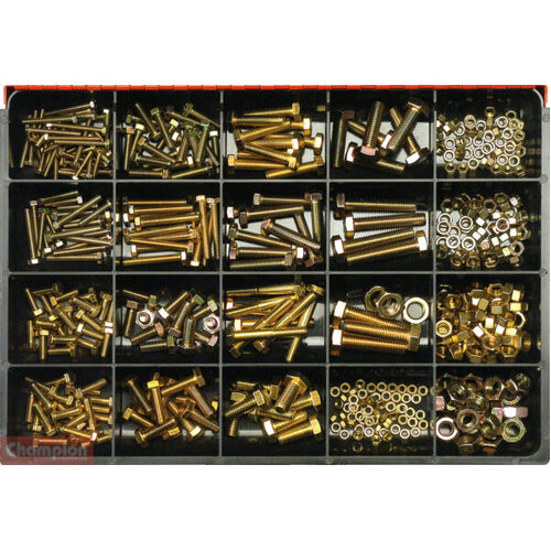 Champion CA431 Set Screw, Bolt & Nut Metric Assortment Kit