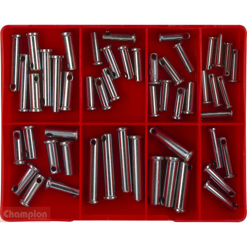Champion CA52 Clevis Pin Assortment Kit, 52 Pcs