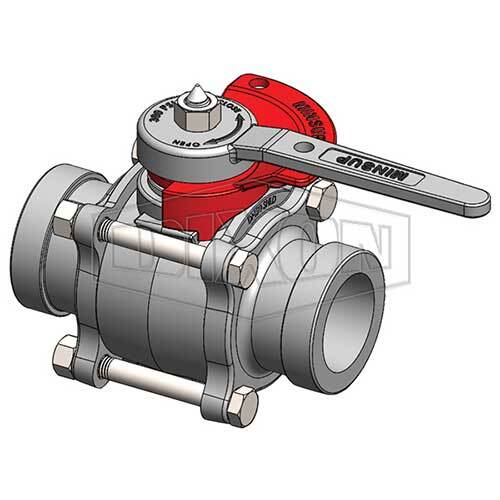 Dixon 08/062/849/00LO 2"  Ball Valve Lockout  Shouldered x Shouldered