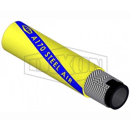Dixon 25.4mm x 20m Rubber Steel Heavy Duty Air Hose Yellow A17002520