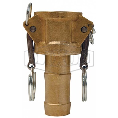 Dixon 20mm Bronze Sand Cast BSP Cam & Groove Type C Coupler x Hose Shank