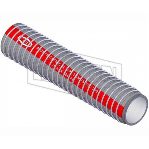Dixon 50mm x 40m Composite Chemical Medium Duty Suction & Delivery Hose Grey CODE952050040