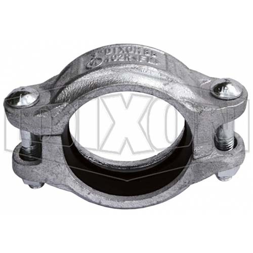 Dixon 4" (100mm) Roll Grooved Rigid Coupling - Galvanised FWG-402R-114