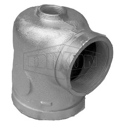 Dixon Grooved Hydrant Hose Reel End Run Tee 4" x 3" x 2-1/2" x 1"