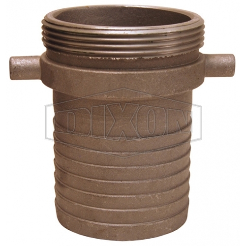 Dixon 12mm King Short Shank Nut & Tail Male Coupling BSPT - Brass - MB050A