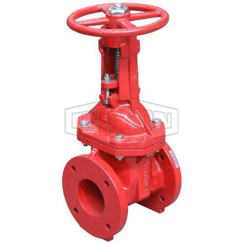 Dixon VG172-OSY-E100 100 mn Flanged OS&Y Gate Valve Ductile Iron
