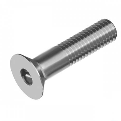 1/4 x 1/2" UNC 304 Stainless Steel Countersunk Socket Head Screw - Box of 100