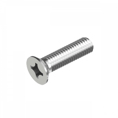 M3 x 10 316 Stainless Steel Phillips Head Countersunk Machine Screw - Box of 100