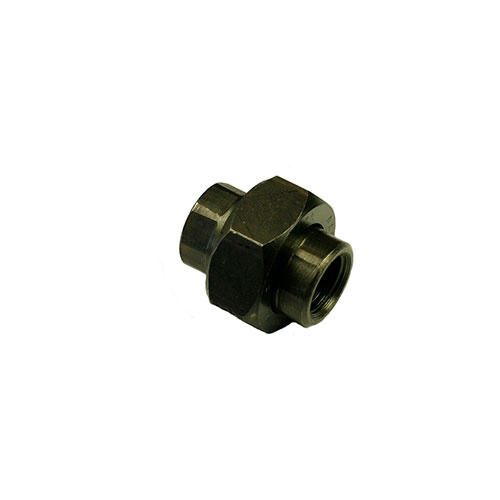 AAP 1/4" (8mm) x 42mm Black Union Steel F/F Steel/Steel SU08SS