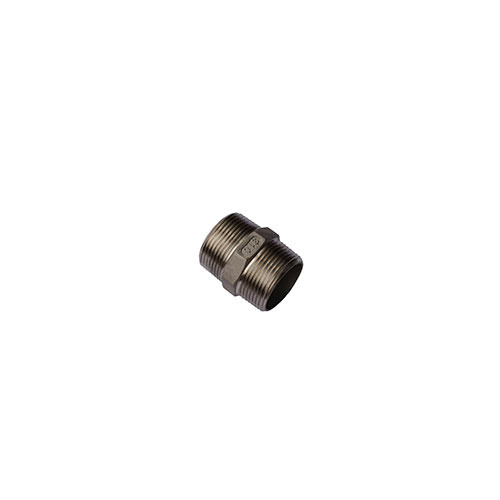 AAP 1/8", 6mm Hex Nipple BSP 316 Stainless Steel SSN06