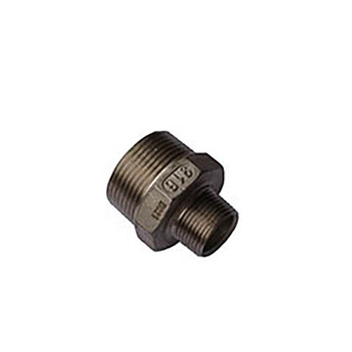 AAP 8 x 6mm Reducing Hex Nipple BSP 316 Stainless Steel SSN0806