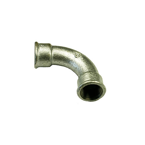 AAP 3/8" (10mm) 90° F/F Bend Galvanised Malleable LBD10