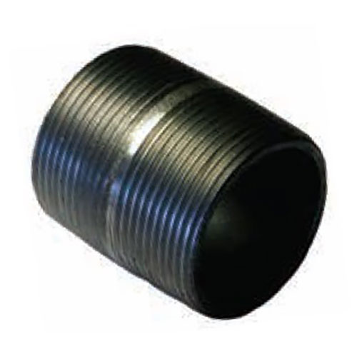 AAP 1/4" (8mm) x 27mm Heavy Pipe Close Nipple Black Steel SPN08CL