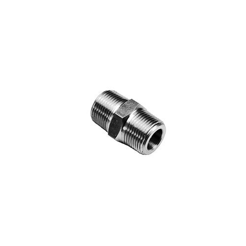 AAP 1/2", 15mm Hex High Pressure Cross Over Nipple NPT  Stainless 316 PSTN15BN