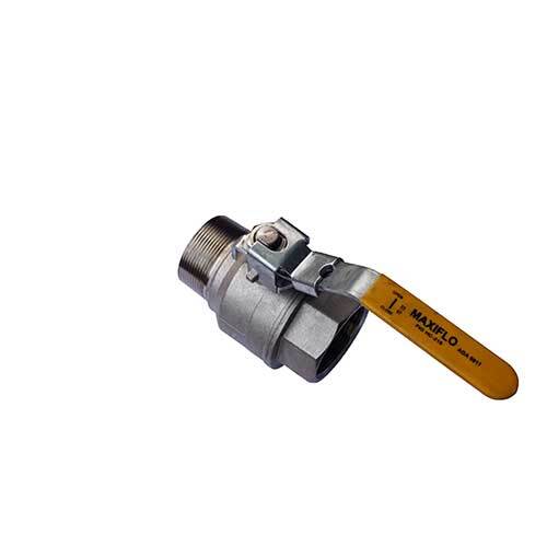AAP 2" Gas Ball Valve M/F Brass Lockable Lever VGASMF50L