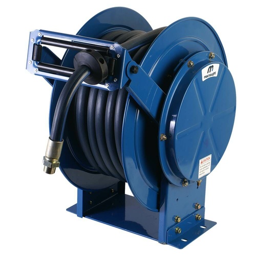 Macnaught 12mm x 20m Twin Pedestal Air & Water Hose Reel MATP1220-01