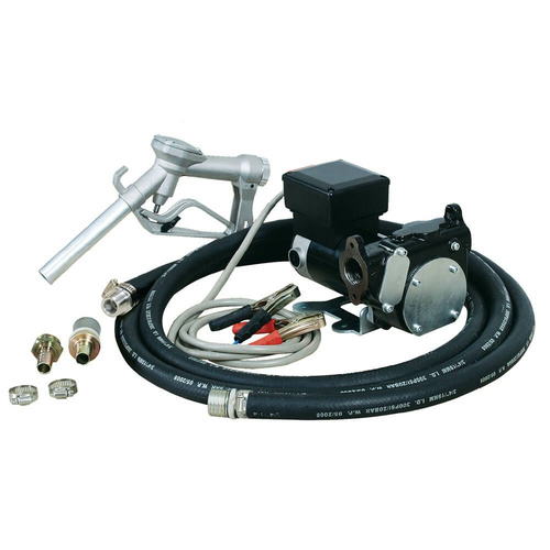 Lubemate 12V High Flow Diesel Pump Kit - Manual Nozzle L-HFFPM12V