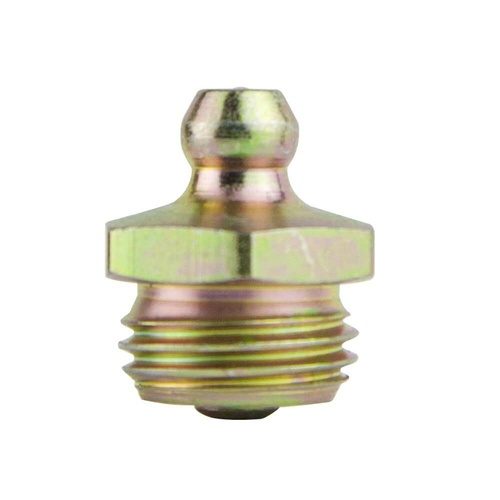 Lubemate Metric Straight Grease Fitting M8 x 1.25 Tapered - 5 Pack