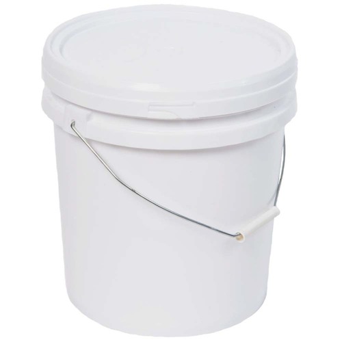 Phoenix 10L White Plastic Bucket With Lid