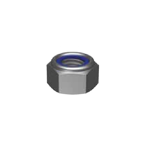 1/4" UNC Zinc Nylon Insert Lock Nut - Box of 200