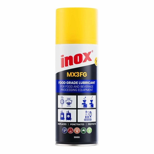 Inox MX3 Food Grade Lubricant 300g Aerosol (MX3FG-300) - 300g Aerosol