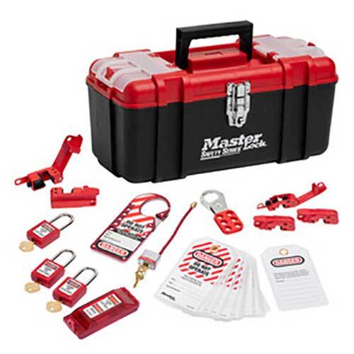 Master Lock 1457E410KA  Personal Lockout Kit - Electrical KA Padlocks