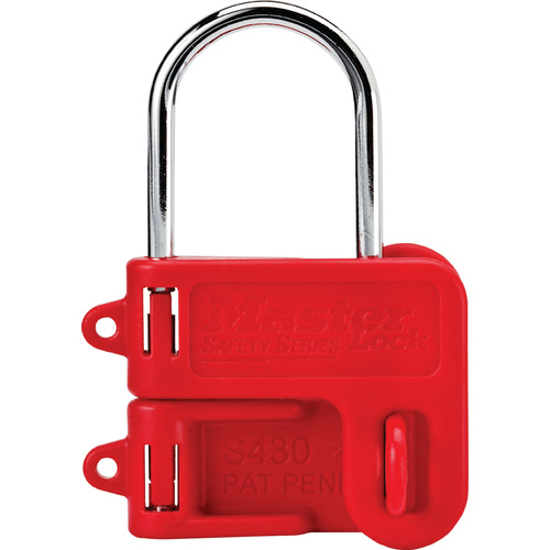 Master Lock Lockout Hasp and Padlock - 2 Lock, 25mm Jaw Diameter