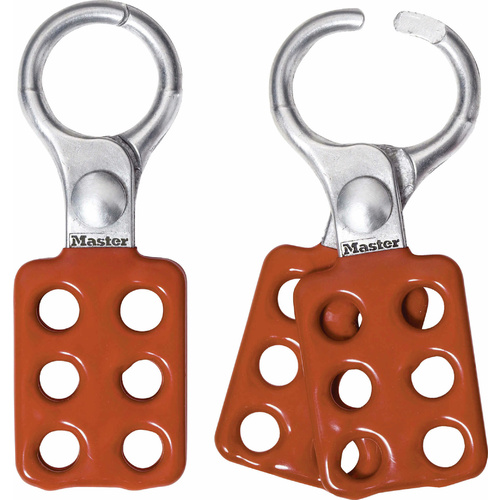 Master Lock Lockout Hasp Aluminium Spark Proof - 6 Lock, 25mm Diameter