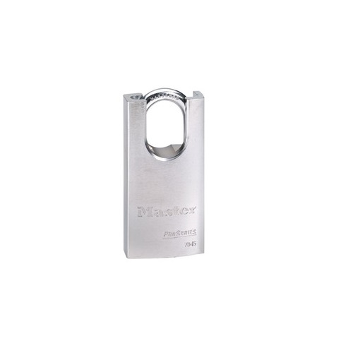 Master Lock  Solid Steel Shrouded Padlock 8 x 30 x 23mm Boron Shackle - 7045K