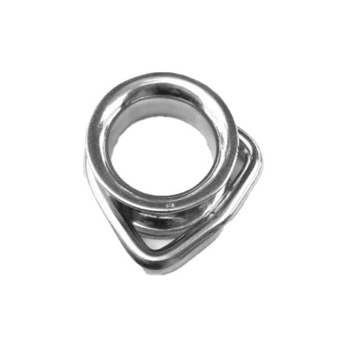 M8 316 Stainless Steel D Ring Thimble Box of 5