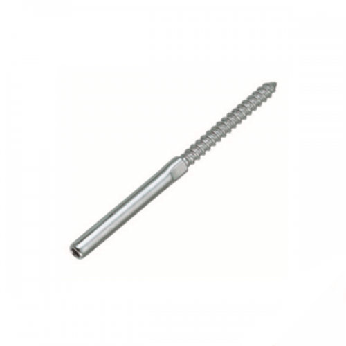 M6 (3.2) 316 Stainless Steel Right Hand Thread Lag Swage Terminal - Box of 10